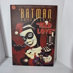 Displate Metal Poster Batman DC Comics Harley Quinn Mad Love 17.7 x 12.6